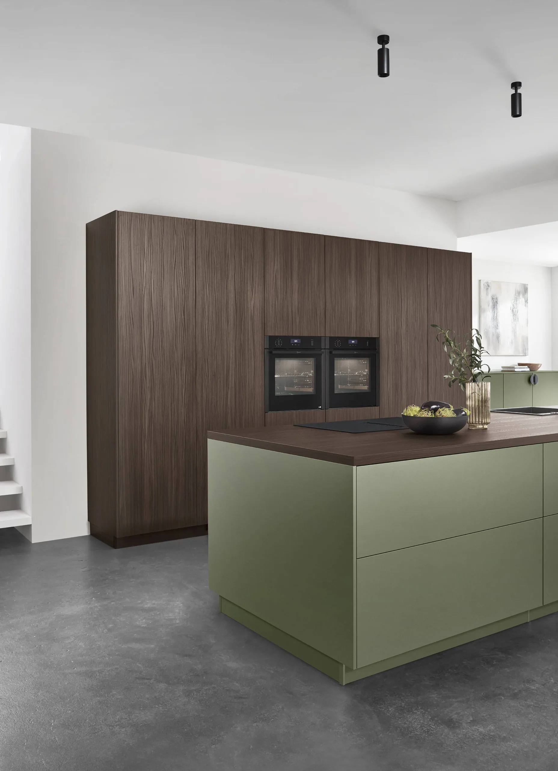 nobilia Küche Senso Olive Premium matt bei SORI Studios