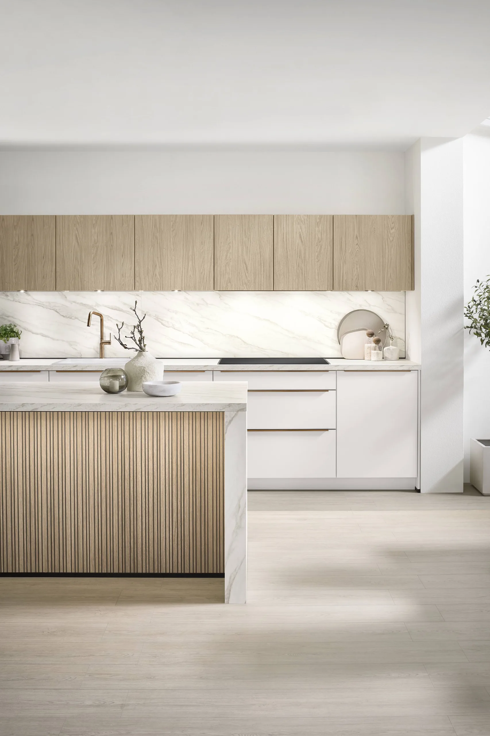 nobilia Küche Softline Weiß Perfect matt bei SORI Studios