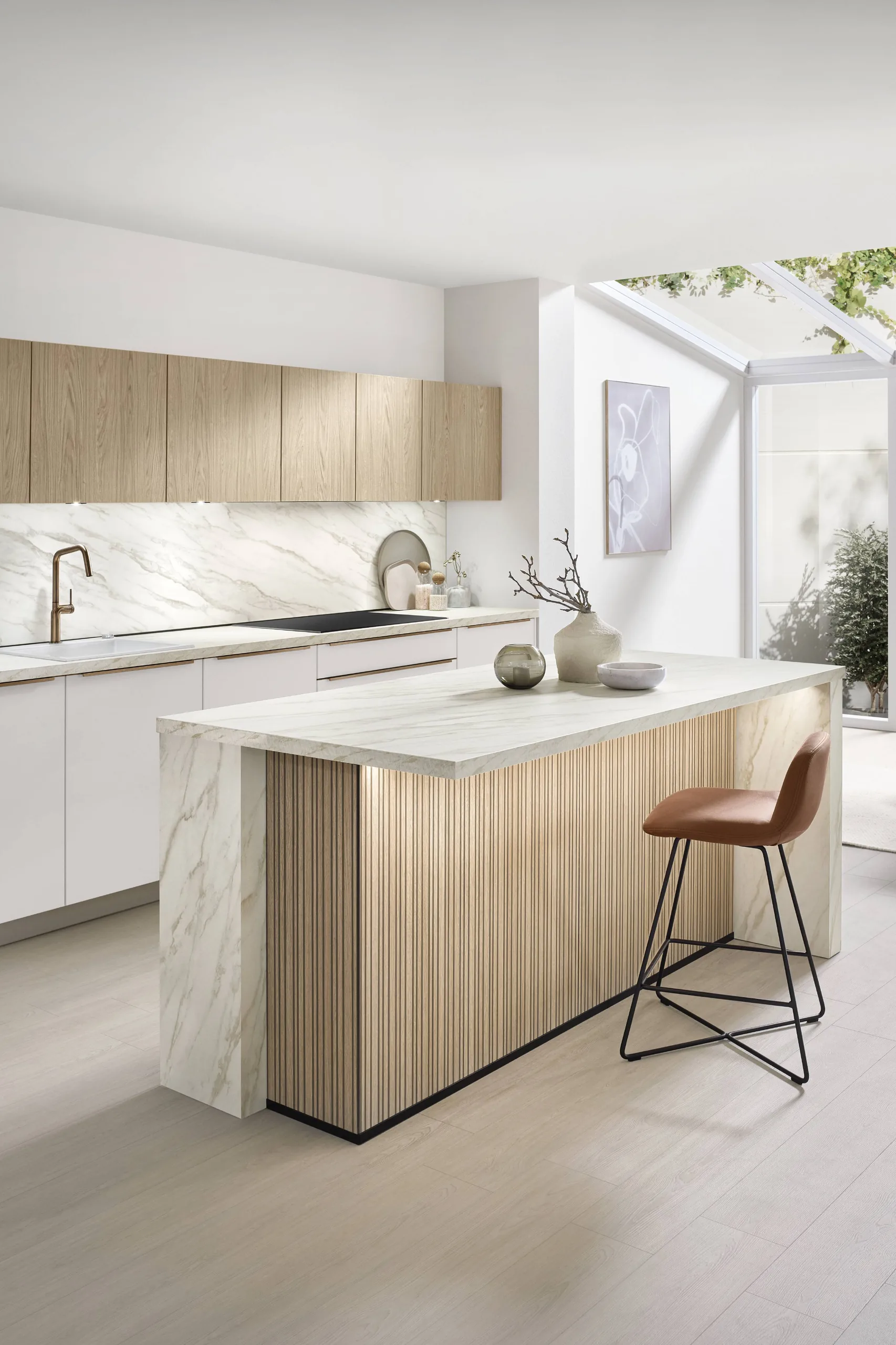 nobilia Küche Softline Weiß Perfect matt bei SORI Studios